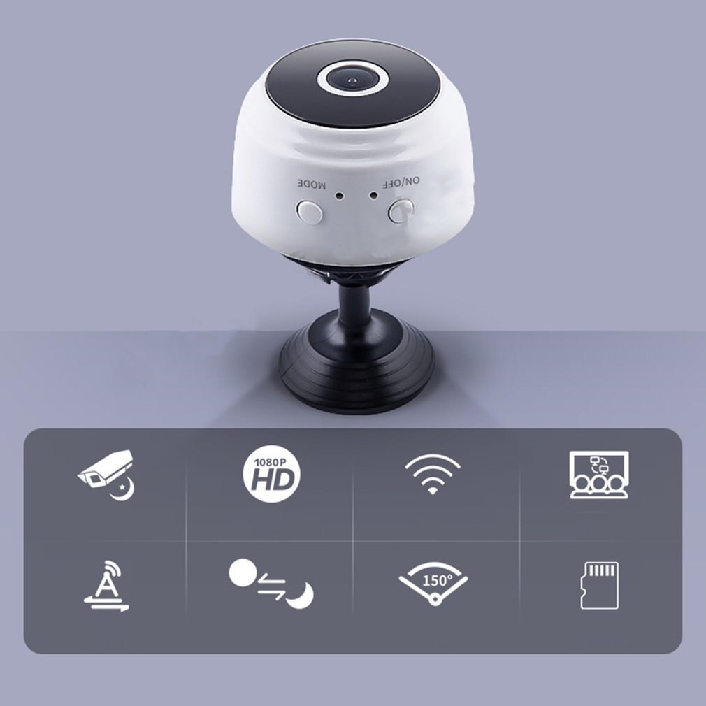 A9 Cámara WIFi de Seguridad en el Hogar 1080P Cámara 4K HD de Seguridad de los Deportes al aire libre de Hd de la Visión Nocturna de 1080p Aérea Movimiento Dv